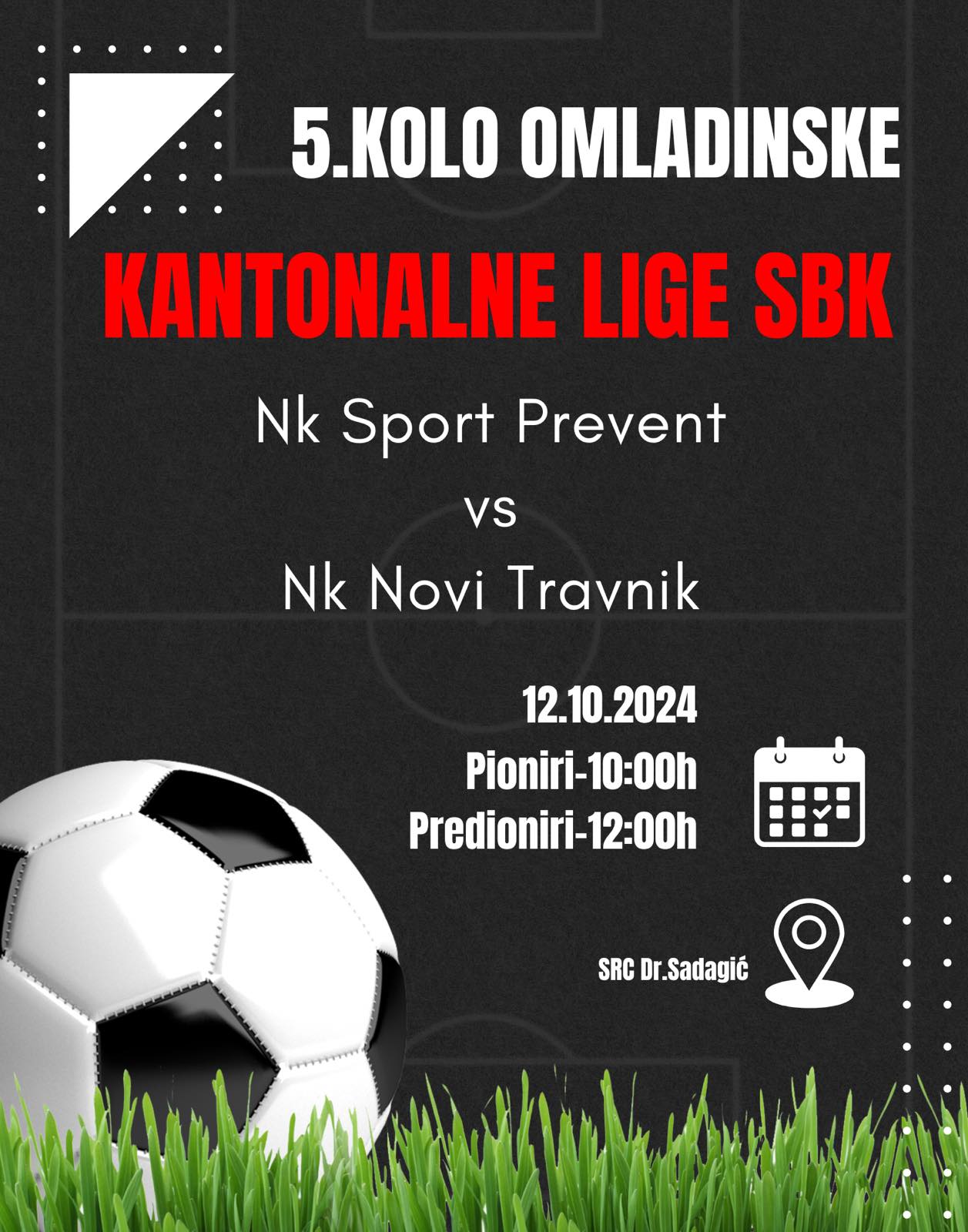 Pioniri i predpioniri u subotu dočekuju NK Novi Travnik